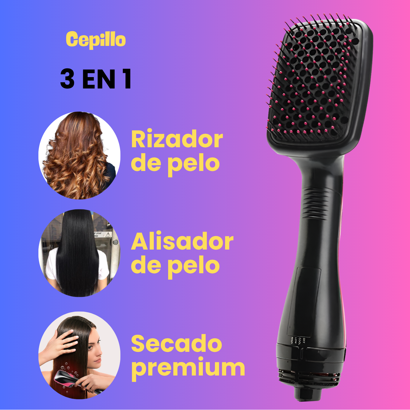 Cepillo 3 en 1